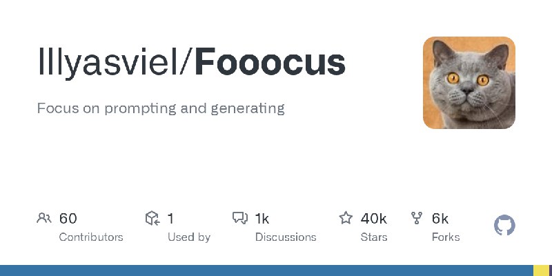 GitHub - lllyasviel/Fooocus: Focus on prompting and generating