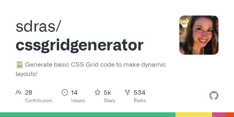 GitHub - sdras/cssgridgenerator: 🧮 Generate basic CSS Grid code to make dynamic layouts!