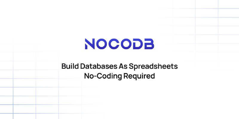 GitHub - nocodb/nocodb: 🔥 🔥 🔥 Open Source Airtable Alternative