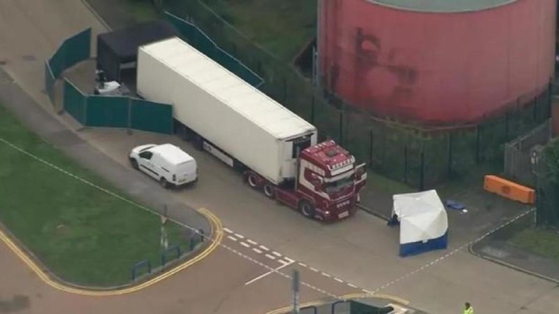 英国冻柜车39尸案身份正式确定 均为越南人