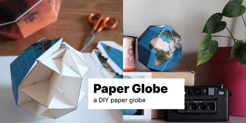 Paper Globe 🗺✨🌐