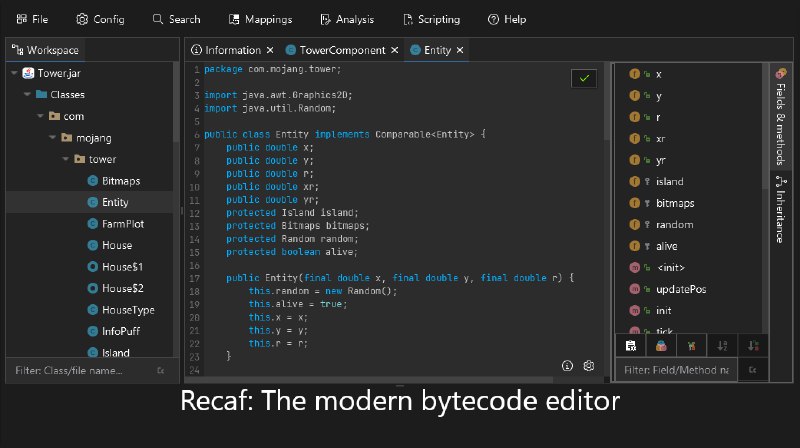 GitHub - Col-E/Recaf: The modern Java bytecode editor