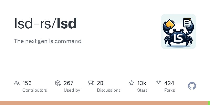 GitHub - lsd-rs/lsd: The next gen ls command