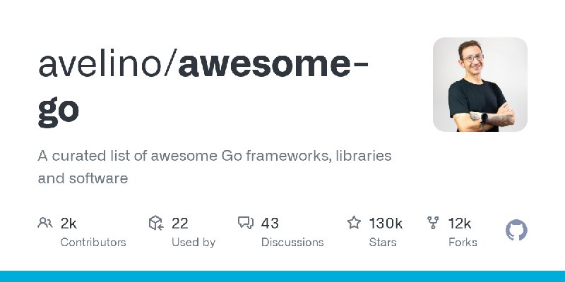 GitHub - avelino/awesome-go: A curated list of awesome Go frameworks, libraries and software