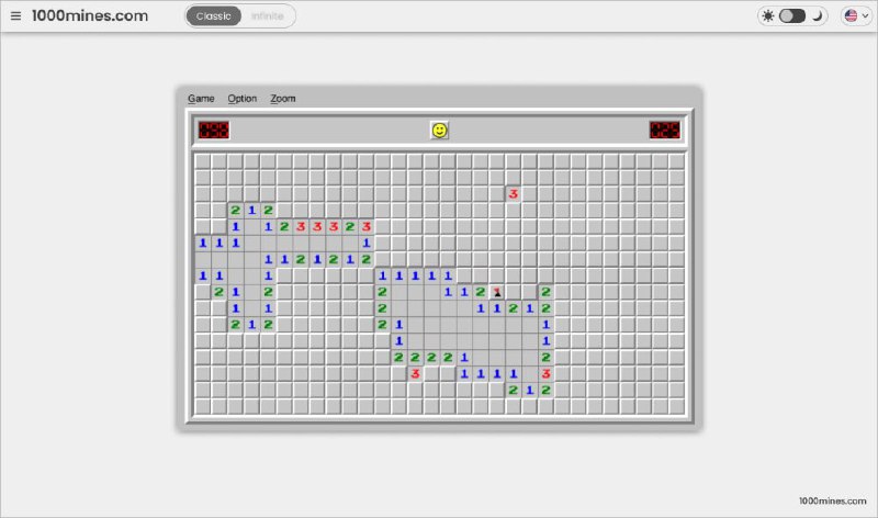 Minesweeper Online: Classic & Infinite Game | 1000 Mines