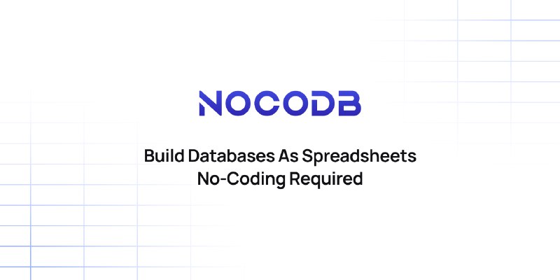 GitHub - nocodb/nocodb: 🔥 🔥 🔥 A Free & Self-hostable Airtable Alternative