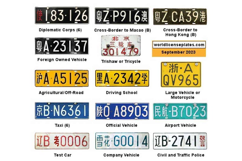 🗣️ 世界各地车牌照片样式集合 包括历史车牌-License Plates of the World🏷️ #科普知识 #趣站👉 