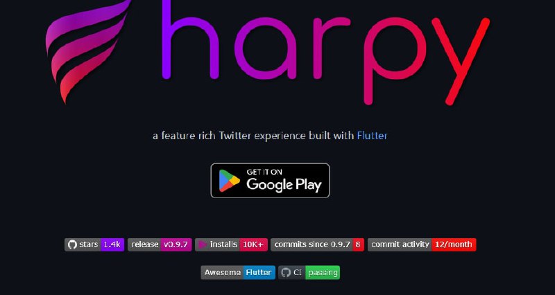 harpy for Twitter，（Android）Harpy目前正在开发中，可作为开放测试的BetaHarpy是一个丰富的Twitter客户端，专注于良好的用户体验和出色的设计