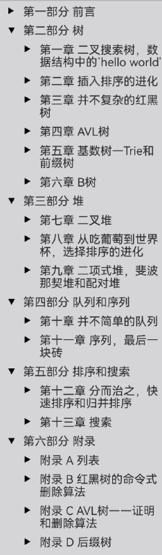 《算法新解》的开源版本本书将先介绍数据结构中的“Hello world”―― 二叉搜索树，接下来讲解如何解决二叉树的平衡问题