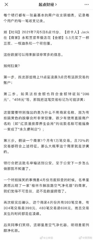 注意了‼️扫黄要点