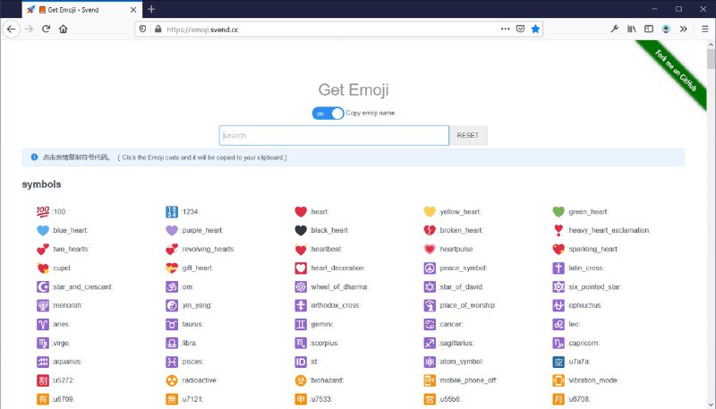 Get EmojiYou can search almost any emoji in this website. - Emoji 检索网站，自带一键复制，基本覆盖所有常用的 emoji#search #emoji