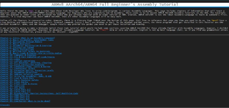 ARMv8 AArch64/ARM64 初学者汇编教程 | 在线学习 | #教程