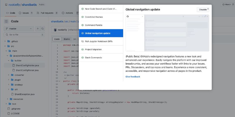 github 自己支持侧边栏了