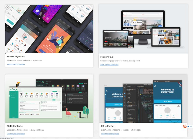 一个专门做flutter app的团队，这个网站是他们开源的软件 | 传送门