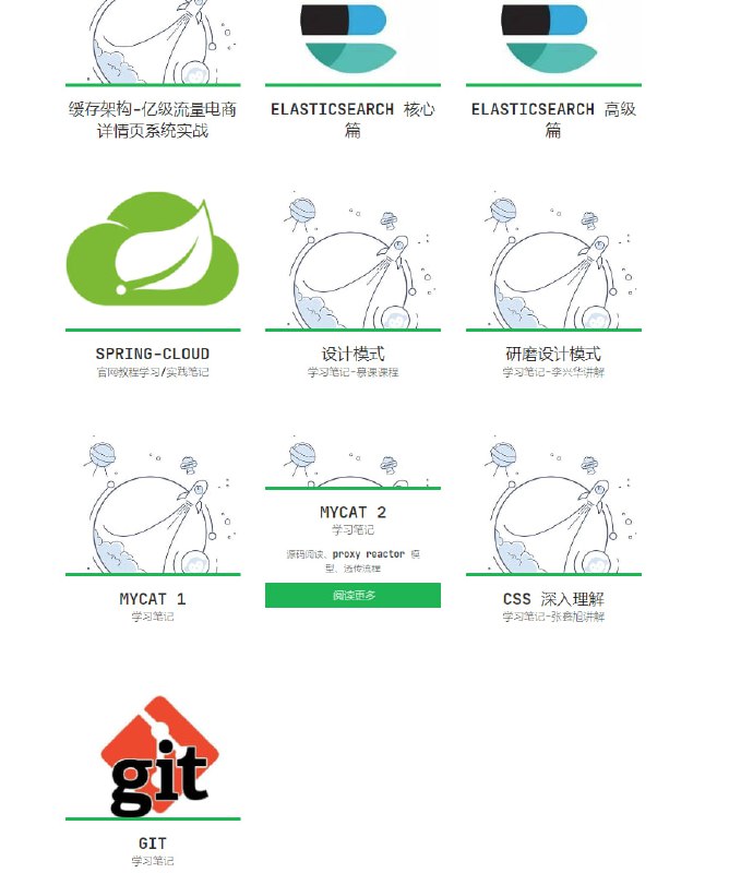 作者用来记录工作和学习过程中的笔记，汇总成册方便查阅，内容涵盖各类技术，如