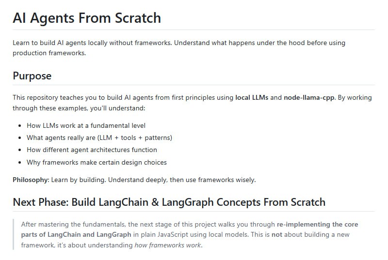 开发 AI Agent 应用时，直接使用 LangChain 或 LangGraph 等框架虽然方便，但复杂的抽象往往像个“黑盒”，让开发者难以理解底层的调用逻辑和决策机制