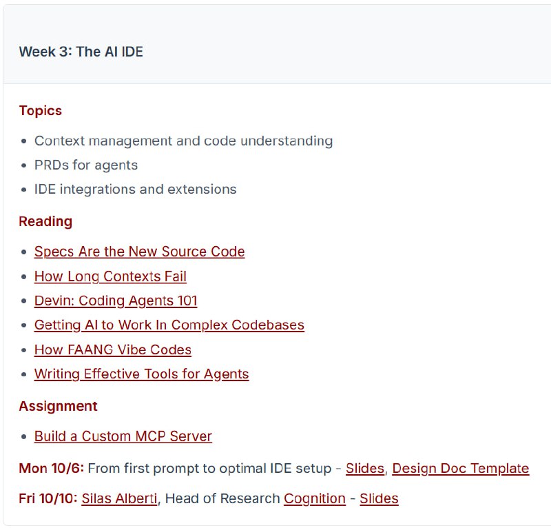 斯坦福新开设的一门教你如何利用LLM提高开发者的生产力的课程：现代软件开发者课程还在更新中，会逐步放出PPT等资料