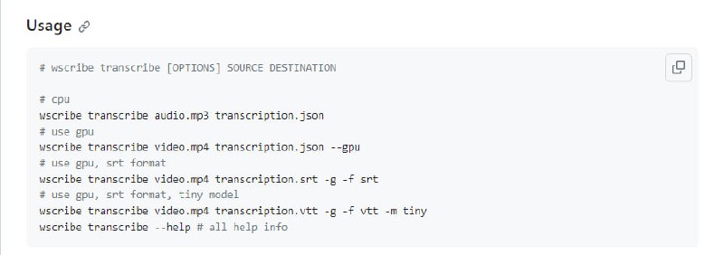 开源语音到文字转换工具，whisper前端，提供了灵活的处理和后处理选项wscribe | #工具开源语音到文字转换工具，whisper前端，提供了灵活的处理和后处理选项wscribe | #工具