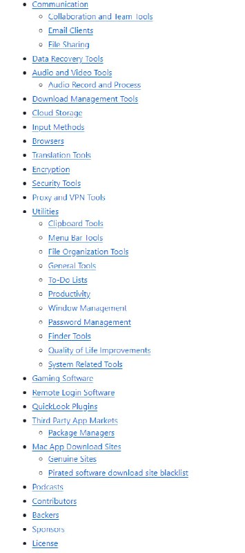 mac软件收集列表 | Awesome Mac | #工具mac软件收集列表 | Awesome Mac | #工具