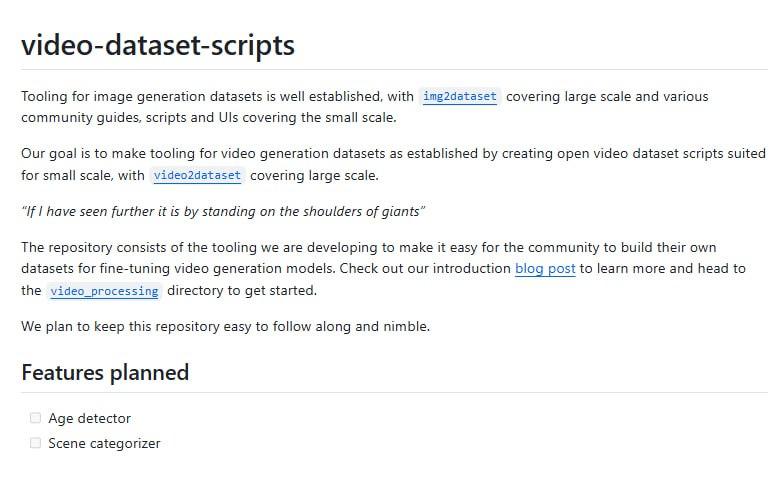 为视频生成模型微调打造的小规模数据集构建工具