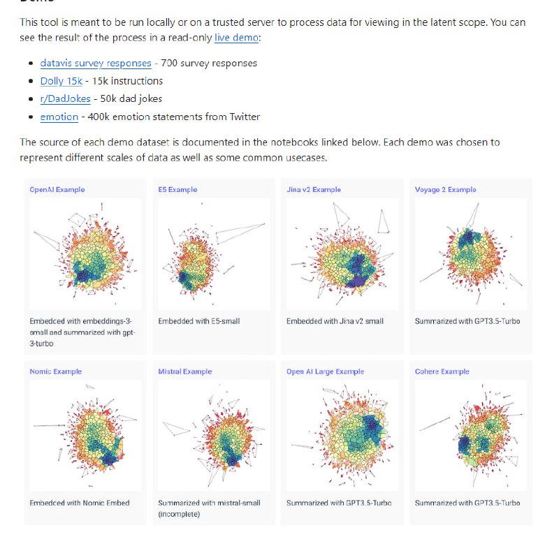 Latent Scope：新型的工作流程+工具，用于通过潜在空间的视角可视化和探索数据集