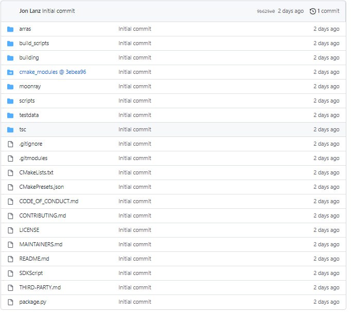 梦工厂动画在Apache License 2.0许可证下公开了其私有渲染器MoonRay源代码，项目托管在GitHub上