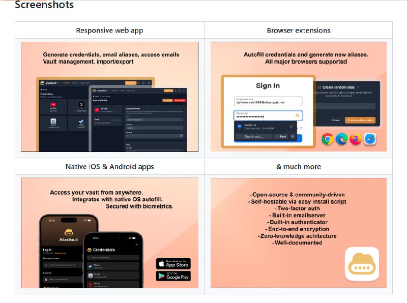 AliasVault：保护隐私的密码与邮箱别名管理器