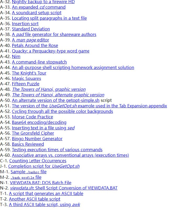 高级 Bash 脚本指南，深入探索 shell 脚本艺术