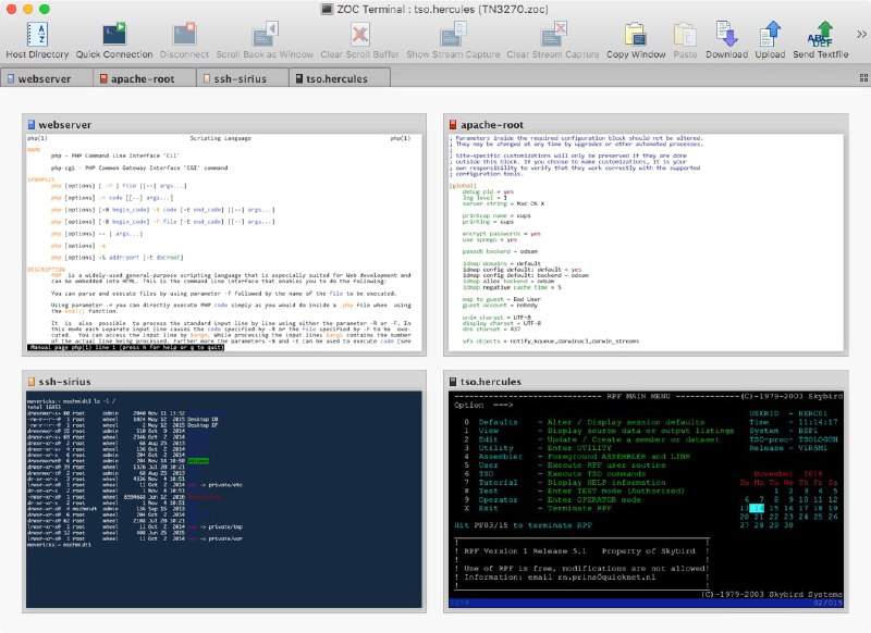 ZOC Terminal 是一款专业的 #Linux 终端 #模拟器 和 Telenet 客户端，支持 Windows 和 macOS 双平台