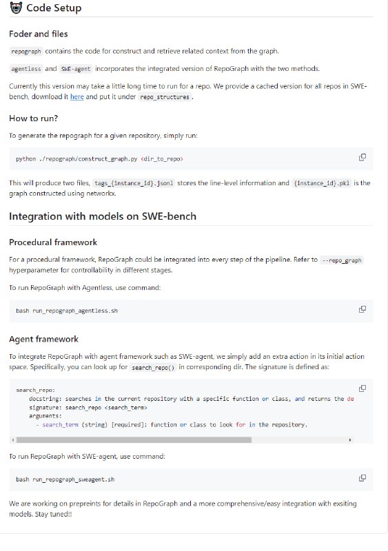 增强AI软件工程能力的代码库级图谱工具，提供所需的上下文信息，显著提升大型语言模型在软件工程领域的应用效果RepoGraph | #工具