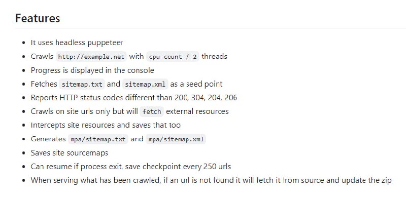Multi-Page Application Archive-多页面应用归档工具：将多页面应用爬取至zip文件并从zip文件提供服务，适用于站点生成器，支持JavaScript渲染内容的保存
