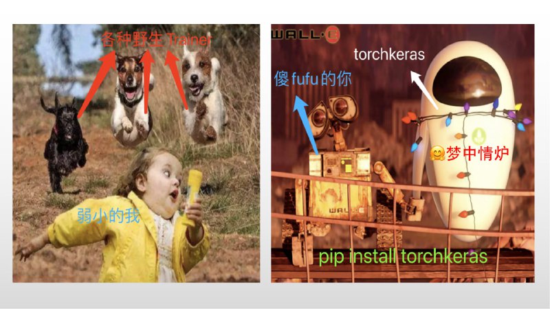 通用的pytorch模型训练模版工具，可提供优雅、易用且易于修改的训练工具，支持进度条、评估指标、early stopping等功能，同时还支持tensorboard和wandb回调函数等扩展功能torchkeras | #工具