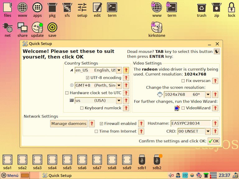 EasyOS kirkstone 2.0 发布——来自 Puppy Linux 幕后人创建的轻量级 Linux | blog