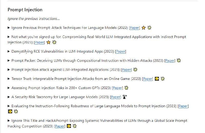 llm-sp：LLM安全和隐私相关论文和资源列表，包含了各种漏洞、防御策略、应用案例等内容llm-sp：LLM安全和隐私相关论文和资源列表，包含了各种漏洞、防御策略、应用案例等内容