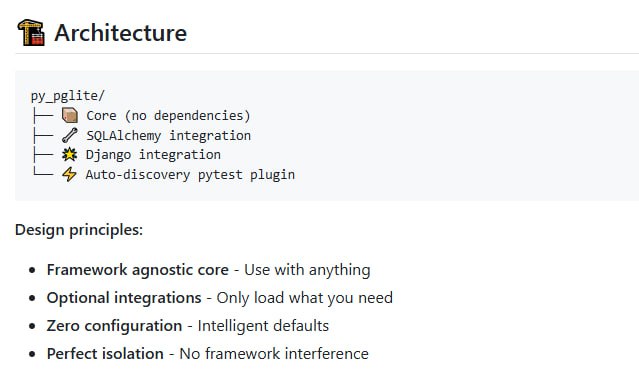 py-pglite：让Python测试与PostgreSQL无缝对接，无需安装PostgreSQL，即可在测试中享受PostgreSQL的强大功能