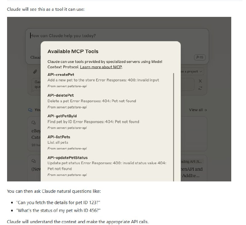 openapi-mcp-server：让任何OpenAPI接口都能通过Claude Desktop轻松交互的MCP服务器