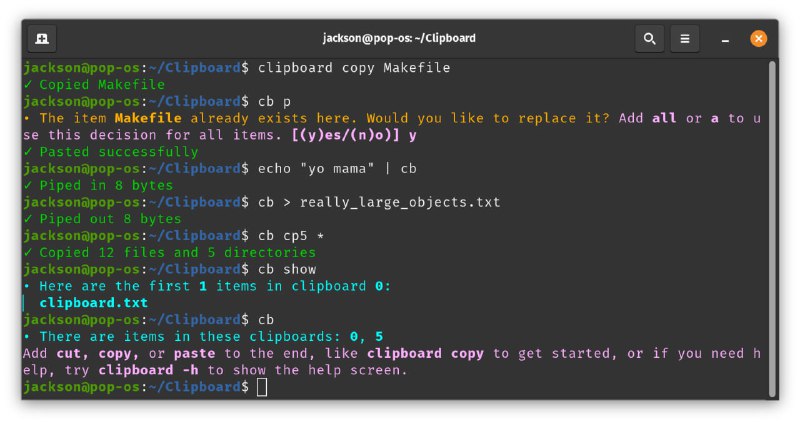 从终端随时随地剪切、复制和粘贴任何内容