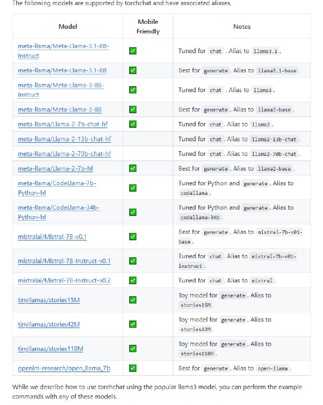 torchchat：在服务器、桌面和移动设备上本地运行PyTorch大型语言模型（LLMs）的轻量代码库，展示无缝运行大型语言模型的能力，支持Python、C/C++应用程序以及iOS和Android平台