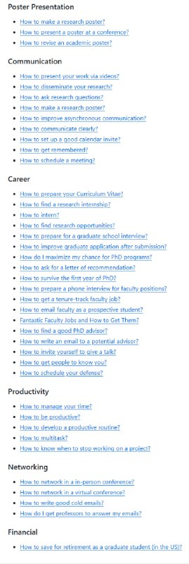 科研、写作、演讲、职业发展……在学术道路上总会遇到各种挑战