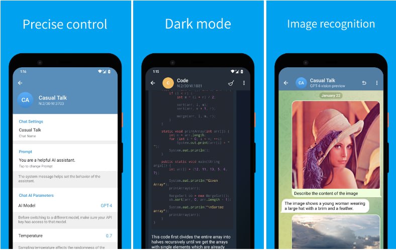 ChatAir：ChatGPT、Gemini和Claude的原生安卓应用，提供流畅快速的聊天体验，支持API调用和自定义服务器地址，具备Markdown支持、代码高亮、个性化设置和多语言支持ChatAir：ChatGPT、Gemini和Claude的原生安卓应用，提供流畅快速的聊天体验，支持API调用和自定义服务器地址，具备Markdown支持、代码高亮、个性化设置和多语言支持