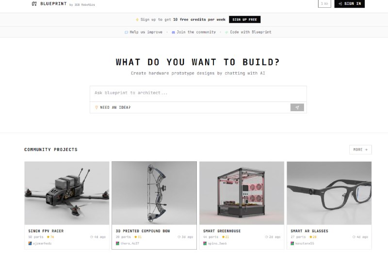 硬件设计要翻阅海量数据手册、逐行挑选元件对比规格、搭建物料清单、反复手绘接线图，还得从零编写组装步骤……这些准备工作耗时费力，根本没时间真正动手机器