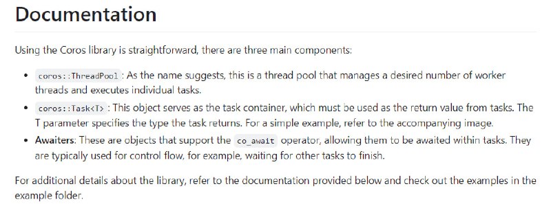 Coros：一款基于协程的任务并行库，简单快速，无需复杂配置即可实现多任务处理，支持错误处理和任务链式操作，让并行编程变得轻松Coros：一款基于协程的任务并行库，简单快速，无需复杂配置即可实现多任务处理，支持错误处理和任务链式操作，让并行编程变得轻松