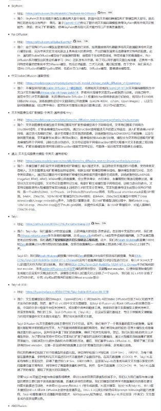 中文文生图stable diffsion模型集合 | Awesome-Chinese-Stable-Diffusion旨在收集和梳理中文Stable-Diffusion相关的开源模型、应用、数据集及教程等资料，主要是有中文的模型新数据和算法中文文生图stable diffsion模型集合 | Awesome-Chinese-Stable-Diffusion旨在收集和梳理中文Stable-Diffusion相关的开源模型、应用、数据集及教程等资料，主要是有中文的模型新数据和算法