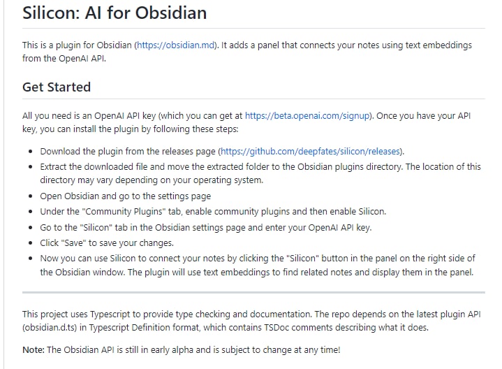 Obsidian的AI助理插件，基于OpenAI API