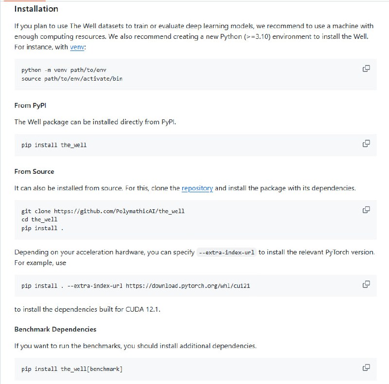 The Well: 15TB of Physics Simulations物理仿真数据集规模空前，涵盖生物系统、流体力学、声波散射、磁流体动力学等多领域
