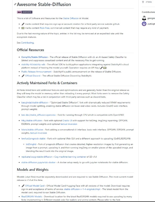 Stable Diffusion模型相关资源Awesome Stable-Diffusion
