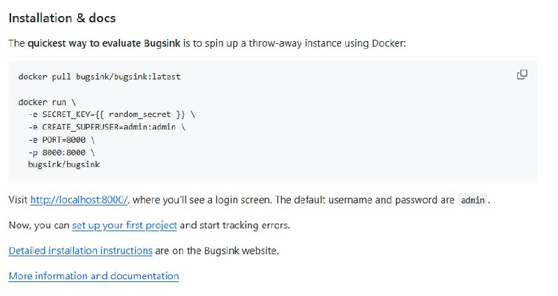 Bugsink：自托管的错误追踪系统，为开发者提供全面掌控的错误监控解决方案