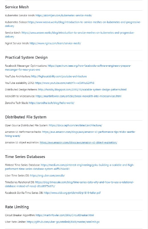 Internet 上系统设计的最佳资源 System Design Resources | #设计Internet 上系统设计的最佳资源 System Design Resources | #设计