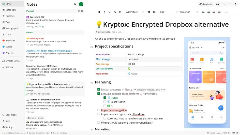 Notesnook，完全开源可替代Evernote的端到端加密笔记项目地址 | 官网地址 | #工具 #替代品Notesnook，完全开源可替代Evernote的端到端加密笔记项目地址 | 官网地址 | #工具 #替代品