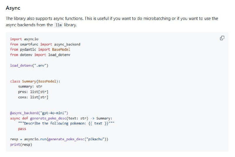 smartfunc：将文档字符串转化为LLM函数的Python库